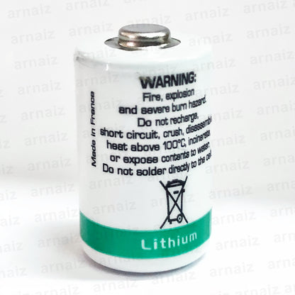 Saft LS14250 3.6v size 1/2AA Lithium Battery - non Rechargeable Batteries Saft 14250 1/2 AA Half AA