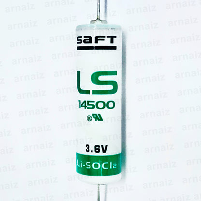 Saft LS14500CNA 3.6V AA LiSOCL2 with Axial Wires LS14500-CNA - non Rechargeable