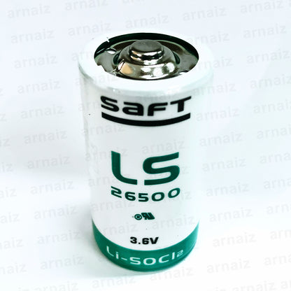 Saft LS26500 3.6v size C Lithium Battery - non Rechargeable