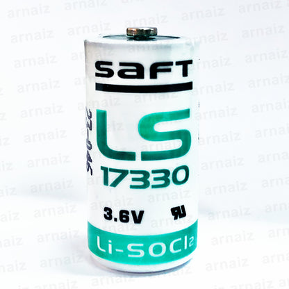 SAFT LS17330 Battery 2/3A  Primary lithium-thionyl chloride 3.6v 2100mah LS 17330 - non Rechargeable