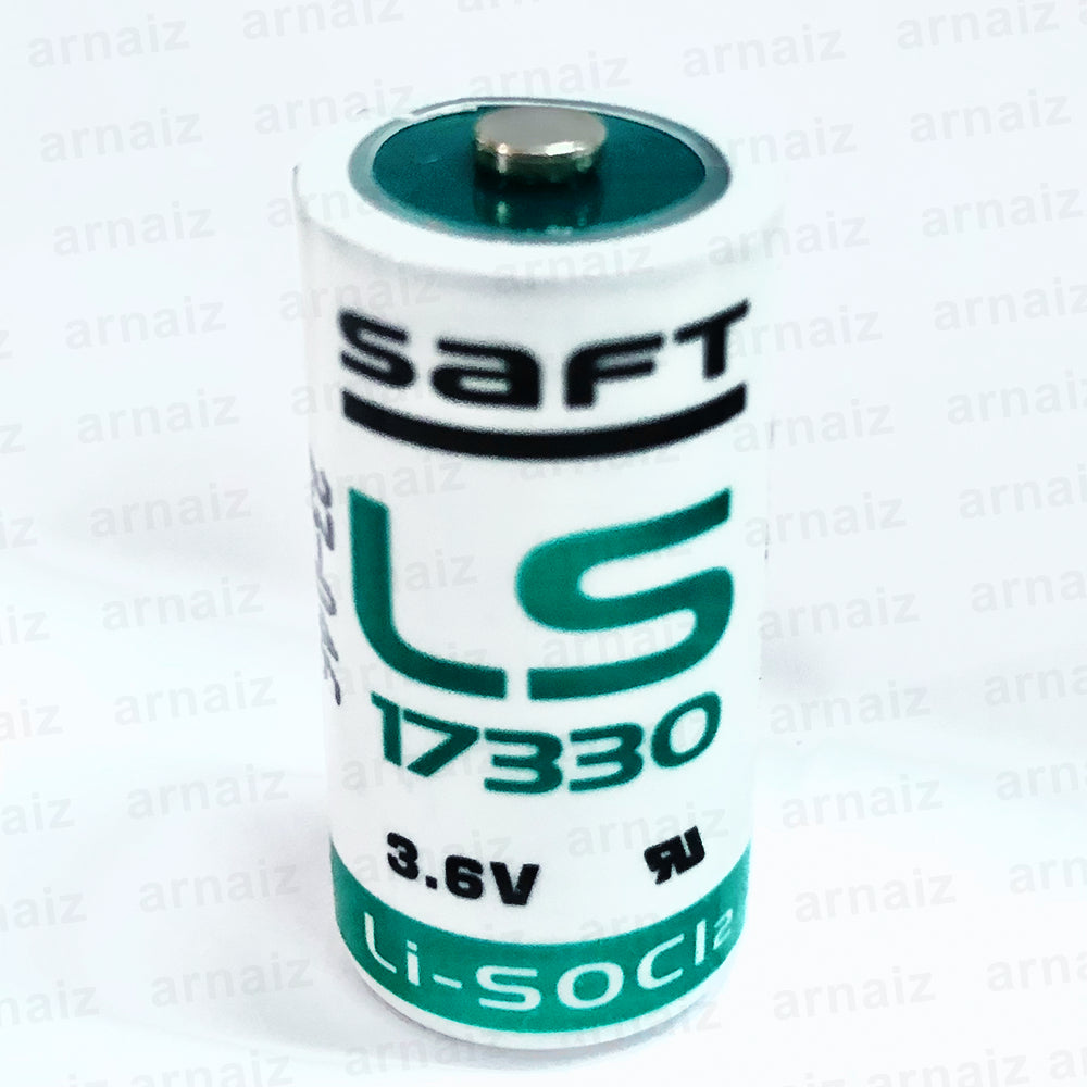 SAFT LS17330 Battery 2/3A  Primary lithium-thionyl chloride 3.6v 2100mah LS 17330 - non Rechargeable