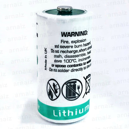 SAFT LS17330 Battery 2/3A  Primary lithium-thionyl chloride 3.6v 2100mah LS 17330 - non Rechargeable