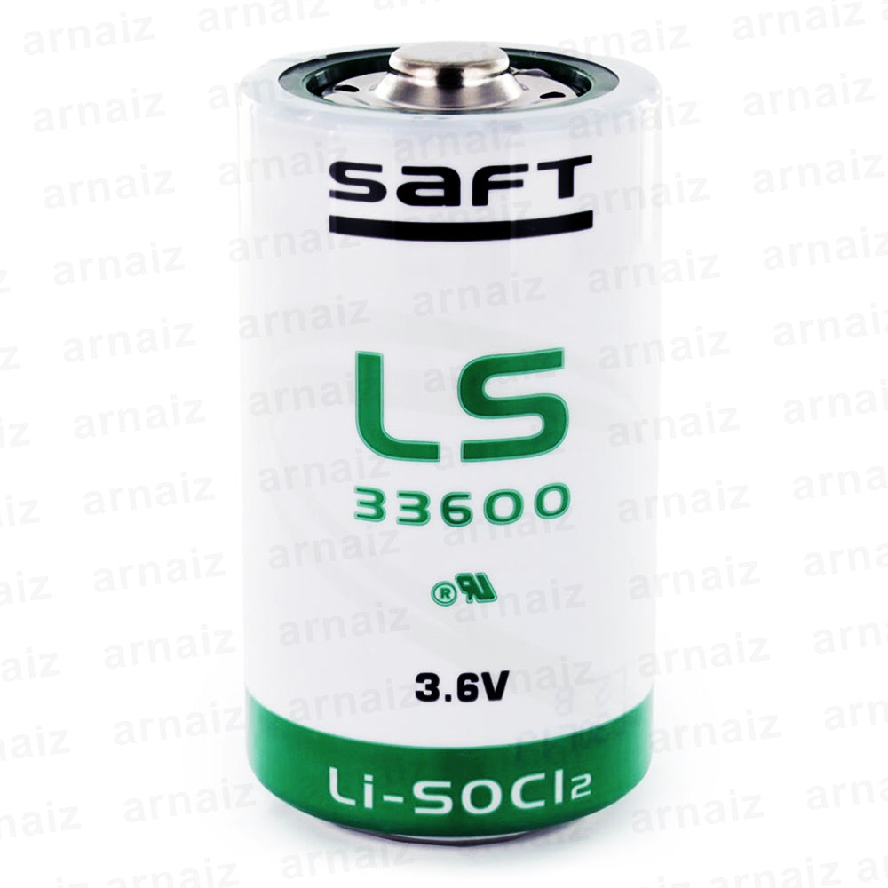 Saft LS33600 3.6v size D Lithium Battery - non Rechargeable