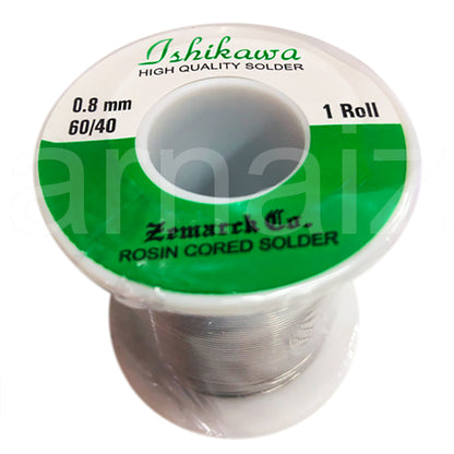 Ishikawa QUICK MELT Soldering Lead 60/40 1.2 1.0 0.8 0.6 Tin Lead Rosin Core Solder Wire Ichikawa