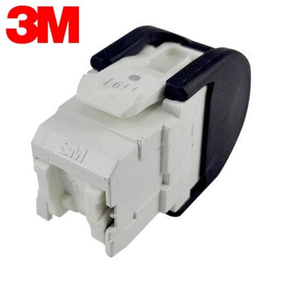 3M Volition Cat6 8-Way Female Tool-less IO Information Outlet RJ45 Connector Keystone Mount