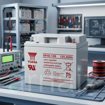 Yuasa 12V 40Ah SLA VRLA Rechargeable Battery NP40-12B Valve Regulated Sealed Lead-Acid NP40-12