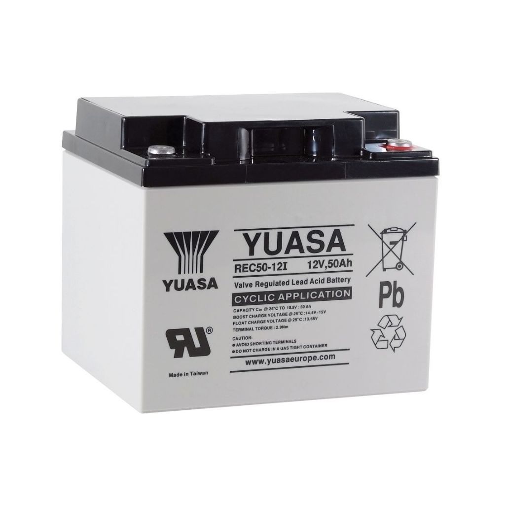 Yuasa REC50-12I Yuasa 12V 50Ah REC Series Cyclic AGM VRLA battery VRLA Deep Cycle REC Battery