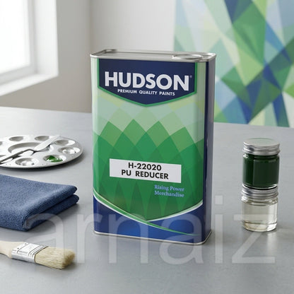 Hudson H-22020 PU Reducer 4L Premium Thinner for Floor Varnish & Paints Pro Quality High Gloss