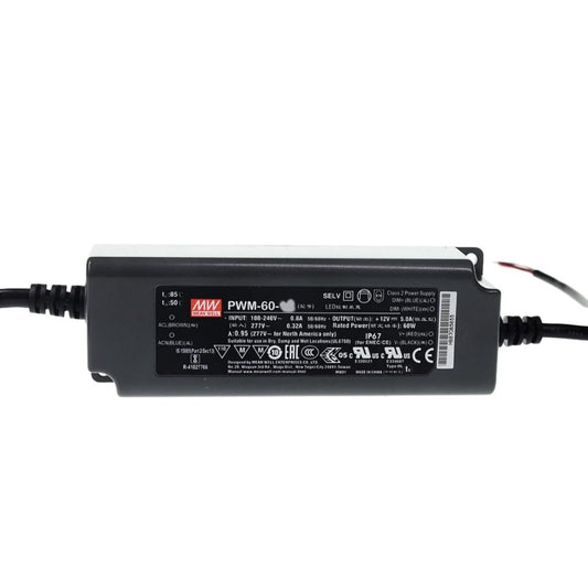 Mean Well PWM-60-12 Led Driver 60W Constant Voltage Single Output Switching Power Supply Meanwell
