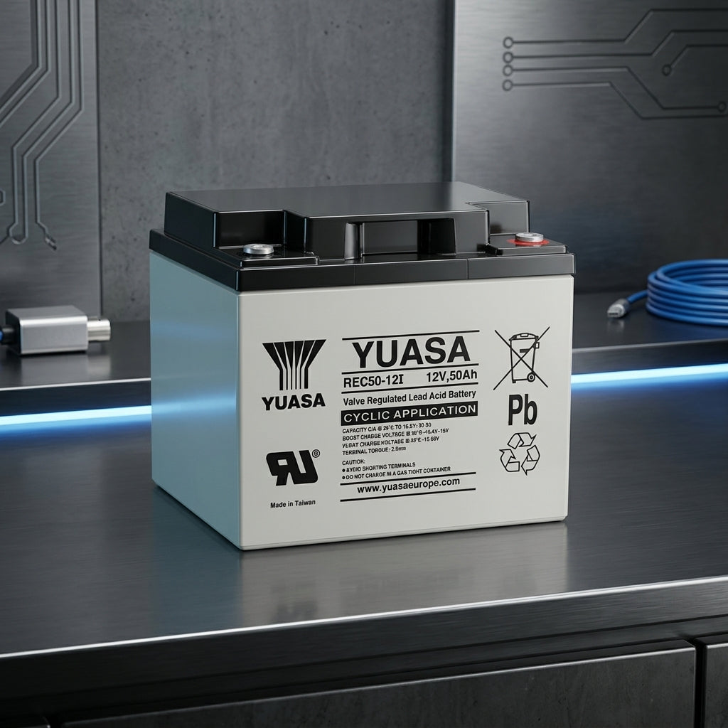 Yuasa REC50-12I Yuasa 12V 50Ah REC Series Cyclic AGM VRLA battery VRLA Deep Cycle REC Battery