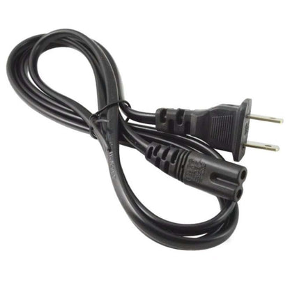 AC CORD 1.5m US PLUG 2 pin AC Power Cable Cord Adapter Compatible With PC Black Number 8 Sony Cord