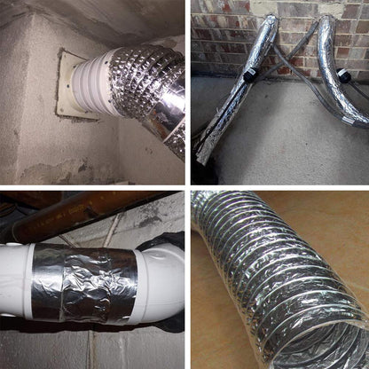 Prima Aluminum Duct Tape 2" x 25m Silver Duck Tape 48mm x 25 meters Shiny Sticky  Aluminum Foil Tape