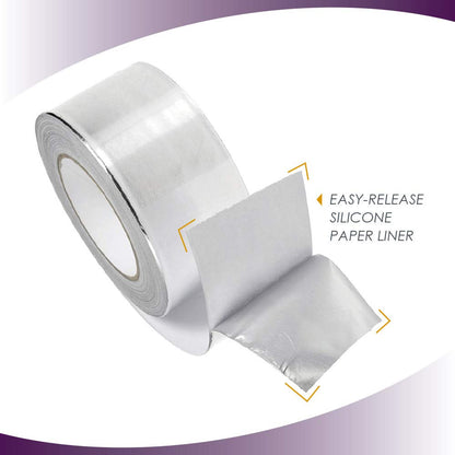 Prima Aluminum Duct Tape 3" x 20m Silver Duck Tape 72mm x 20 meters Shiny Sticky  Aluminum Foil Tape