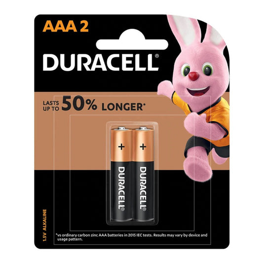 Duracell AAA (2pcs) Alkaline Battery MN2400 1.5V LR03 Batteries AAA Duracell CopperTop Alkaline 1.5