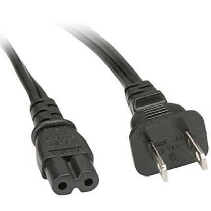 AC CORD 1.5m US PLUG 2 pin AC Power Cable Cord Adapter Compatible With PC Black Number 8 Sony Cord