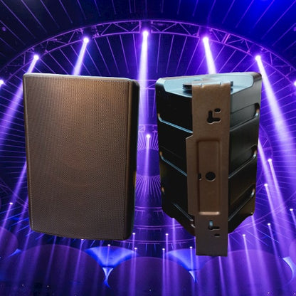 Studio Acoustic Speaker SA-970 6" Indoor-Outdoor Speaker Black 2 Way Pair 6 inches 150W 152mm 8 Ohms