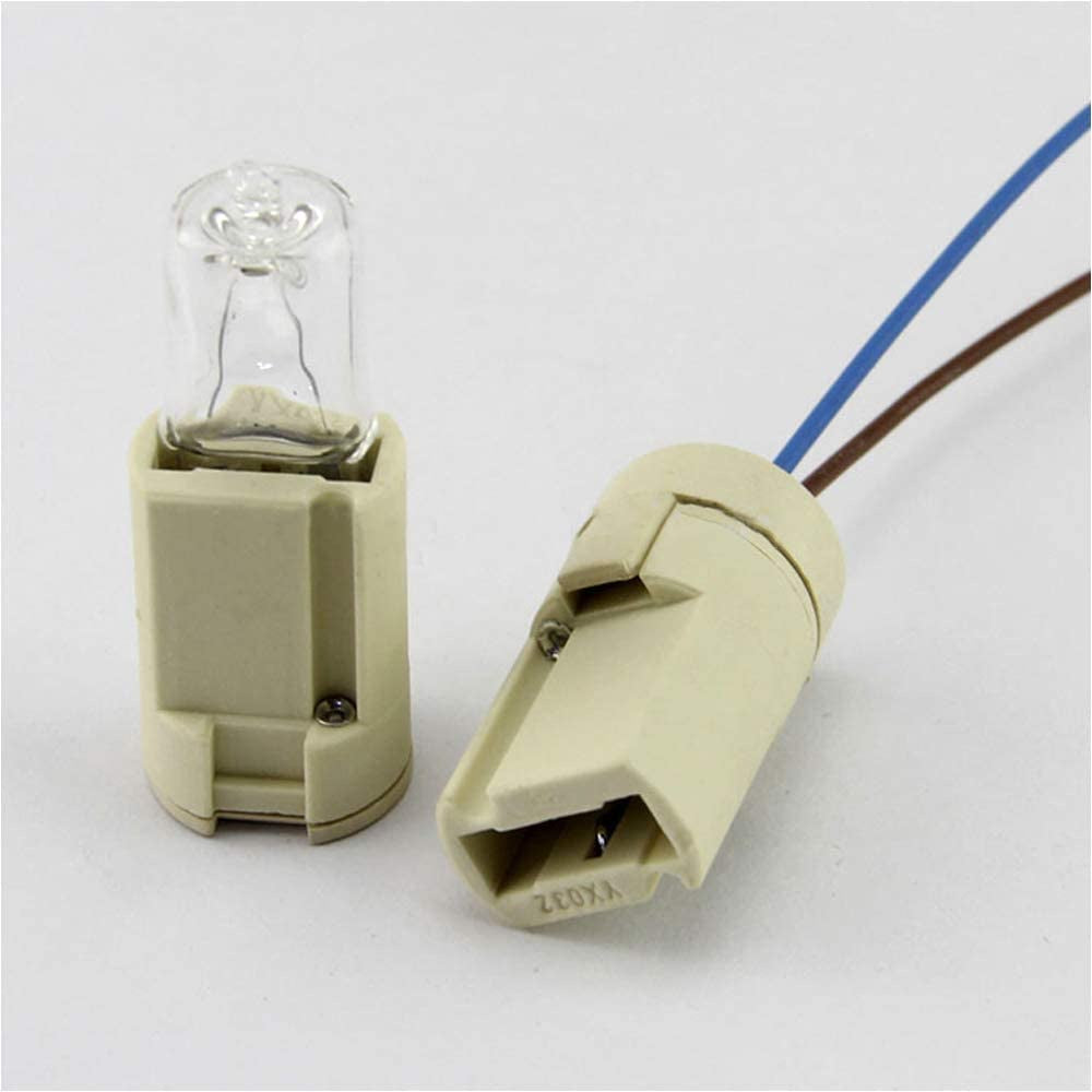 G9 Lamp Holder G9 Ceramic Socket Cable Connection Socket Adapter  halogen Blue and Brown Teflon wire