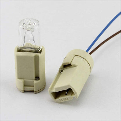 G9 Lamp Holder G9 Ceramic Socket Cable Connection Socket Adapter  halogen Blue and Brown Teflon wire