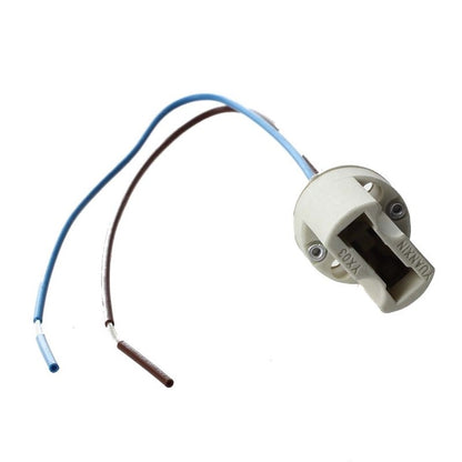 G9 Lamp Holder G9 Ceramic Socket Cable Connection Socket Adapter  halogen Blue and Brown Teflon wire