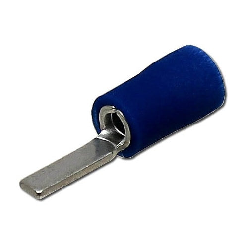 DBV2-10 Insulated Blade Type Terminal Vinyl Insulated Flat Blade Terminals 16-14 AWG 100pcs per Pack