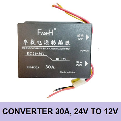 Converter 30A 24V TO 12V  FH-D30A DC 24-30V  DC12V Series of High Efficiency Power Transformer FWAEH