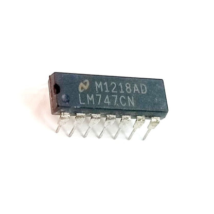 LM747CN General Purpose Dual Operational Amplifier LM747 General Purpose Amplifier LF147JAN LF147QML