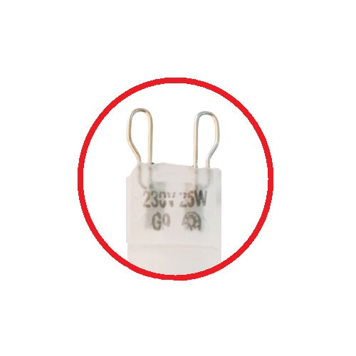 G9 25W 220V 230V Halogen Peanut Bulb Frosted Housing Light Bulb JCD Loop Pin  Dimmable Energy Saving