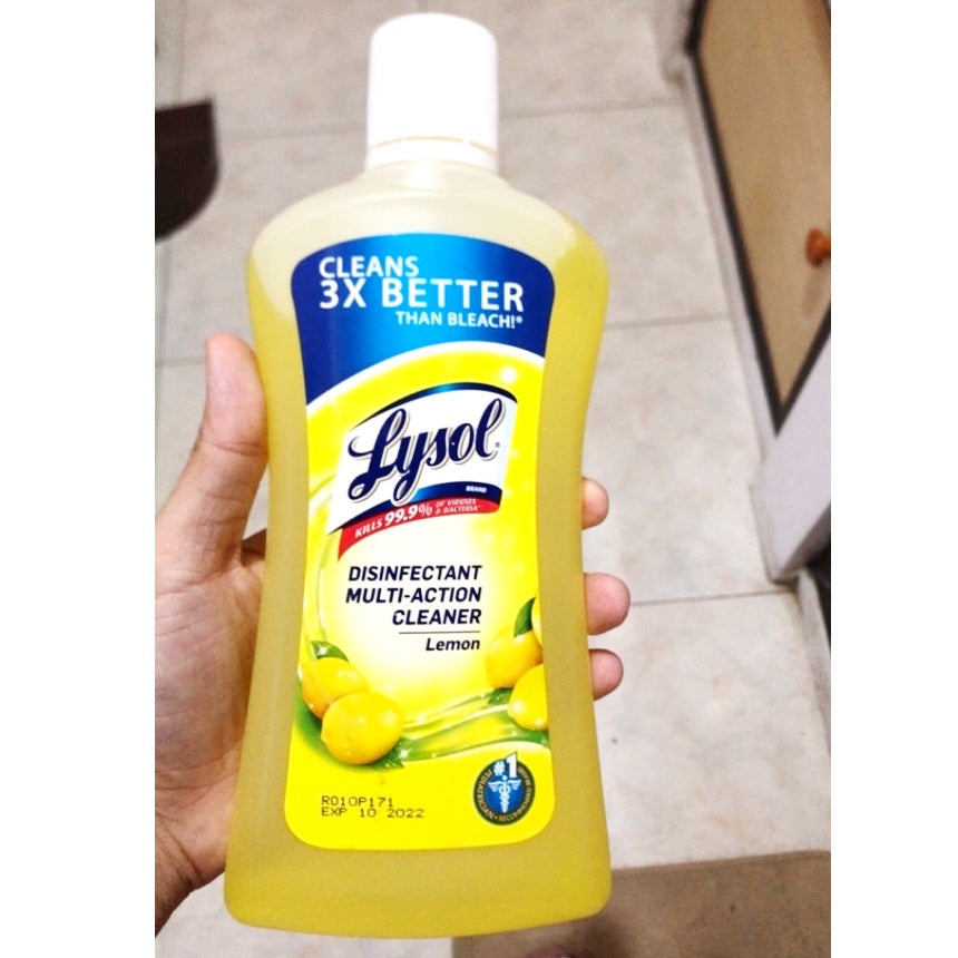 Lysol Multi Action Cleaner 450ml Lemon Lavender Marine