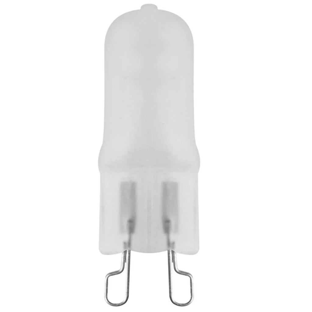 G9 25W 220V 230V Halogen Peanut Bulb Frosted Housing Light Bulb JCD Loop Pin  Dimmable Energy Saving