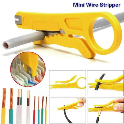 Network Wire Punch Down Tool Cutter Stripper Cat5E Cat6 IDC Insertion Tool Wire Knife Crimping Tool
