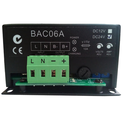 BAC06 Battery Charger 24V SMARTGEN BAC06A-24V Generator Battery Charger Switching Battery Charger 3A