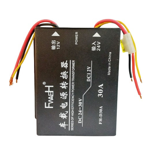 Converter 30A 24V TO 12V  FH-D30A DC 24-30V  DC12V Series of High Efficiency Power Transformer FWAEH