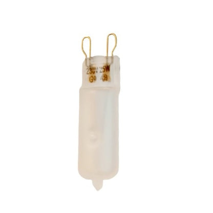 G9 25W 220V 230V Halogen Peanut Bulb Frosted Housing Light Bulb JCD Loop Pin  Dimmable Energy Saving