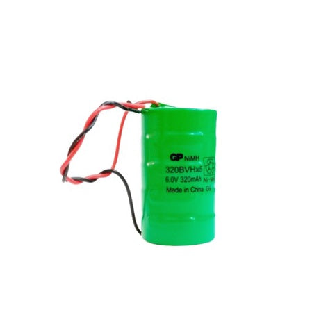 GP320BVH5A6 Siren Alarm Box (SAB) Battery GP Batteries 6.0V 320mAh NiMH Flying Leads Rechargeable 6V