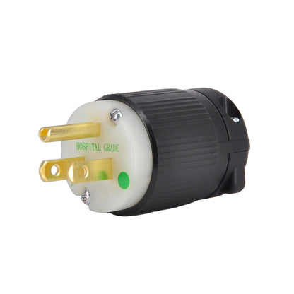 Hospital Grade Plug NEMA5-15P J-710H 15A 125V Green Dot Type YD-515P