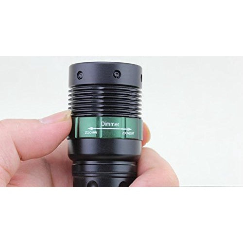 Led Torch Blacklight 365NM High Powered 365nm UV Ultraviolet Zoomable LED Flashlight  For Detecting