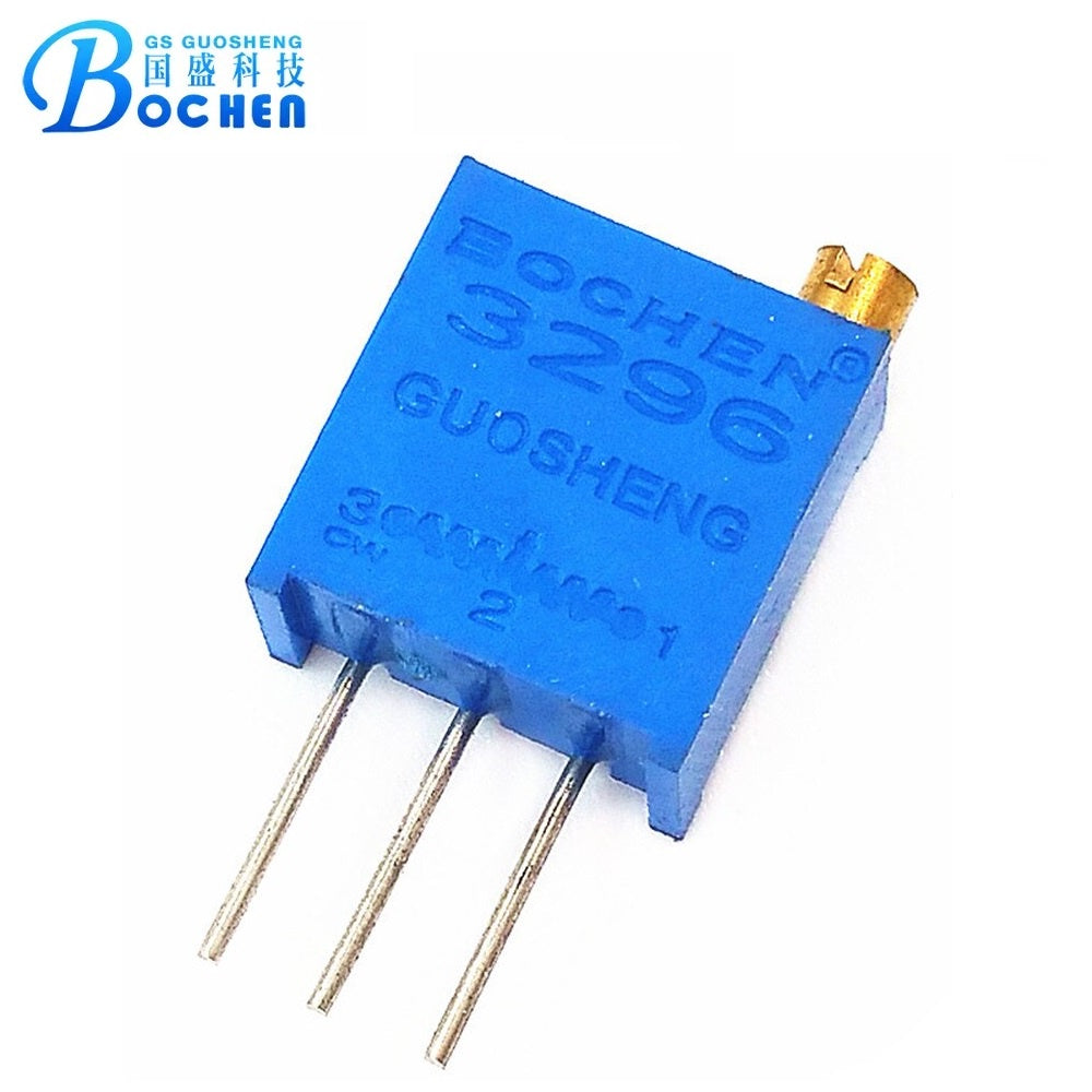 Bochen Trimpot Square 3296Y 1K Ohm Trimming Potentiometer Variable Resistor Trimpot 3296 1 KOhms 1kΩ