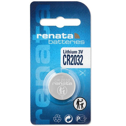 Renata CR2032 DL2032 (1pc) 3v Lithium Button Cell Battery in Blister Pack EA2032C ECR2032