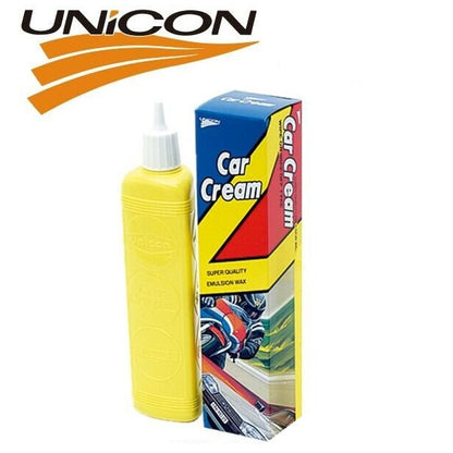 Unicon Car Cream 6.1fl.oz 175 ml Super Quality Emulsion Wax Easy to Use Soft Cream Wax Removes Dirt