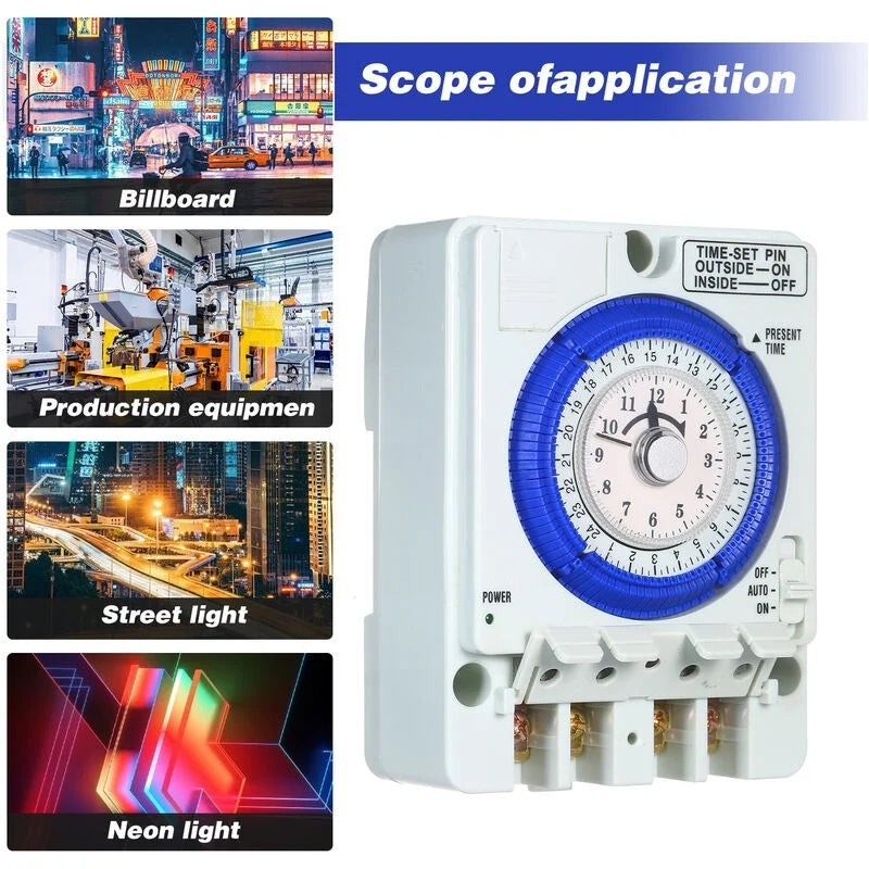 Mechanical Timer TB35 15A 24 Hours Automatic Time Switch TB-35 – Arnaizph