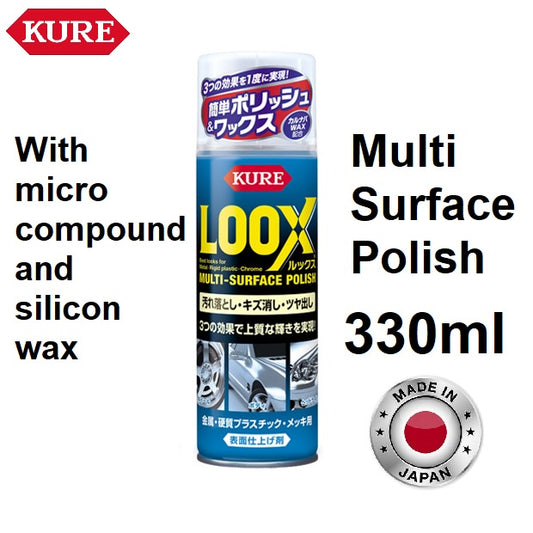 Loox Multi Surface Polish 330ml Micro Compound Silicon Wax Dirt Remover Scratch Remover Deep  Polish