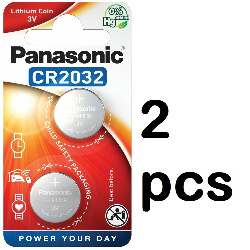 Panasonic CR2032 (1-6 pcs) ECR2032 2032 Lithium Coin Cell Button Battery 3V 3 volts DL2032 BR2032