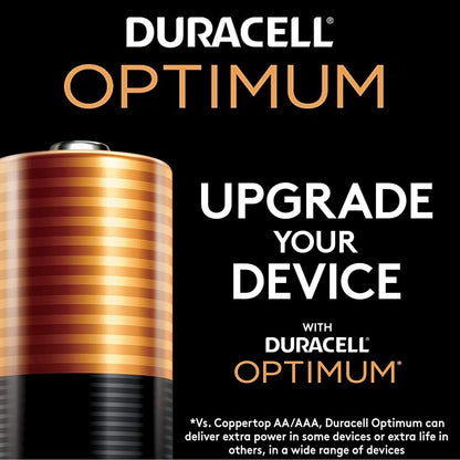 Duracell Optimum (4 pcs) Battery AA AAA Double A Triple A Duracell CopperTop Alkaline 1.5V Batteries