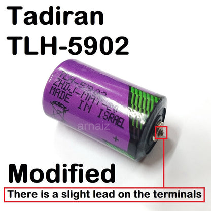 Modified Tadiran TLH-5902 1/2AA Lithium Battery 3.6V Tadiran TLH-5902/S TL-5902 Batteries TL-2150