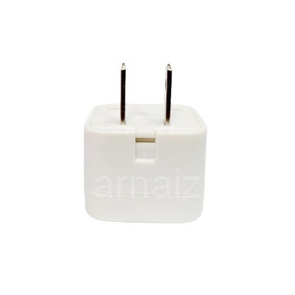 Universal Travel Adapter (1pc) White 10A 250V Adaptor Plug Socket AC Converter same as Omni Quality