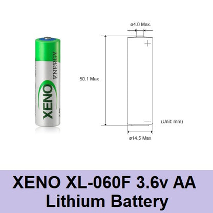 Xeno XL-060F Lithium Battery AA 3.6V 2400mAh Primary Lithium AA 3.6V Non Rechargeable ER14505