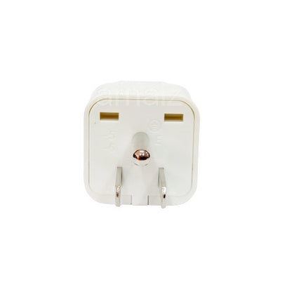 WA-5 White (1pc) Universal Travel Adapter With Ground YD-5 Universal Socket Travel Adapter  Adaptors