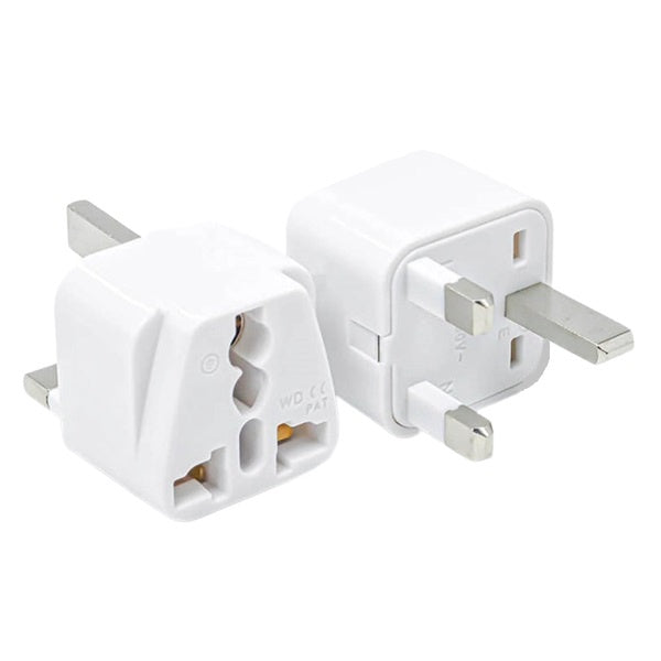 High Quality YD-7 (1pc) White UK Universal Travel Adapter 13A 250V Universal Socket to 3-Pin UK Plug