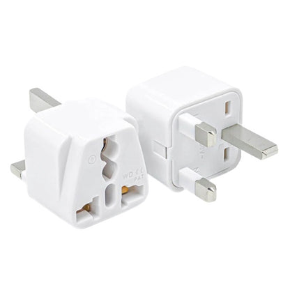 High Quality YD-7 (1pc) White UK Universal Travel Adapter 13A 250V Universal Socket to 3-Pin UK Plug