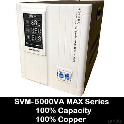 Himark 5000W AVR Automatic Voltage Regulator 5000VA Servo Motor Type 5KVA AVR Time Delay Power On